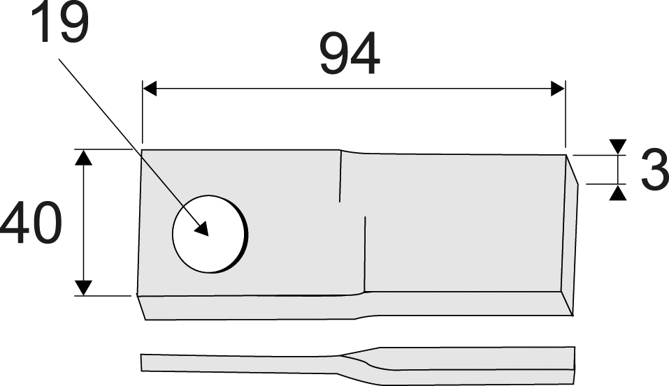 Couteau 1474195 gauche